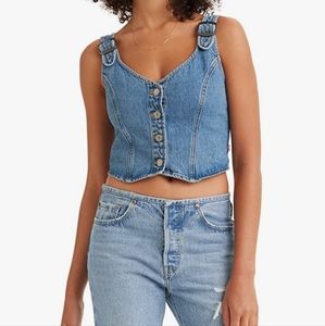 NWT Levi's Charlie Crop top